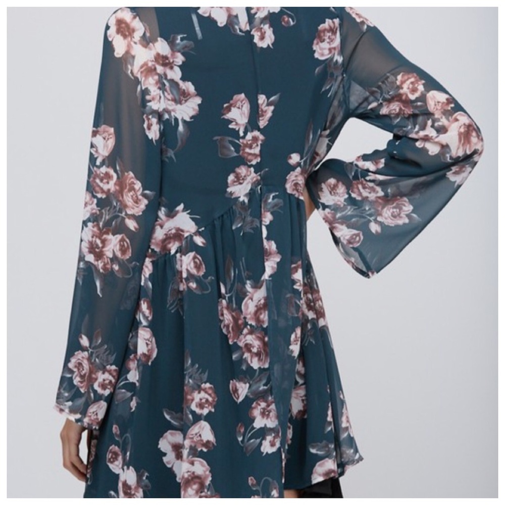 New Sheer Floral Kimono - Picture 3 of 3